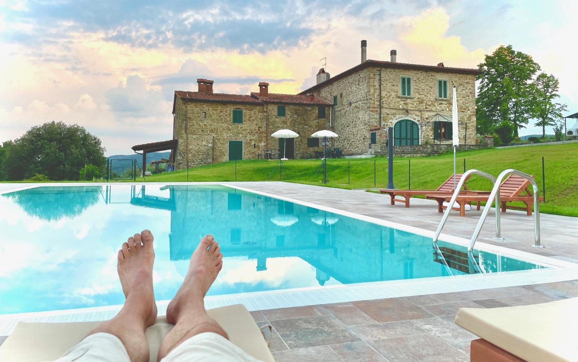 Agriturismo I Poggilunghi Чивителла-ин-Валь-ди-Кьяна Экстерьер фото